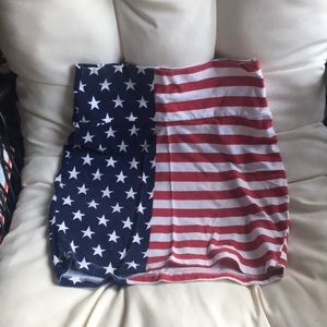 American flag skirt